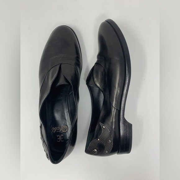 Fabi Women’s Leather Flat Shoes Size 38.5 - Picture 8 of 11